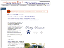 Tablet Screenshot of parkfly-service.de